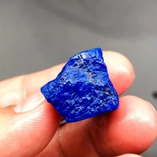 Natural A+ Madani Lapis Lazuli Raw Rough Stone w/ Pyrite 14 grams  L679....3