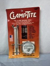 CLAMPTITE Tool Clamping Clamp Making Professional Wire Clamps USA New Other