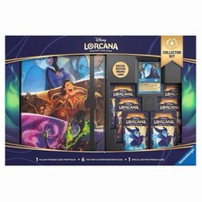 Disney Lorcana First Chapter Collector Set Bundle - 6 packs, portfolio, & promo