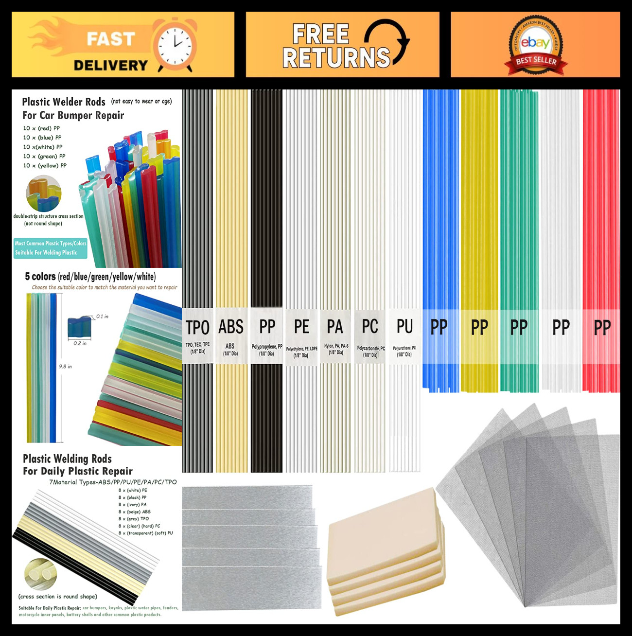 Repair - 7 Types, Stainle