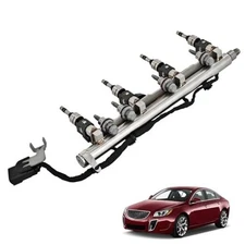 12608366 Fuel Rail W/Injectors Compatible With Chevy Equinox For Buick 