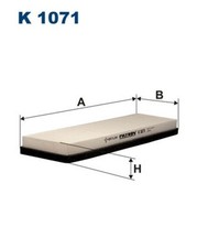 Innenraumfilter FILTRON K 1071 Partikelfilter für 7E PEUGEOT N3 7A 7D 306 N5 7B