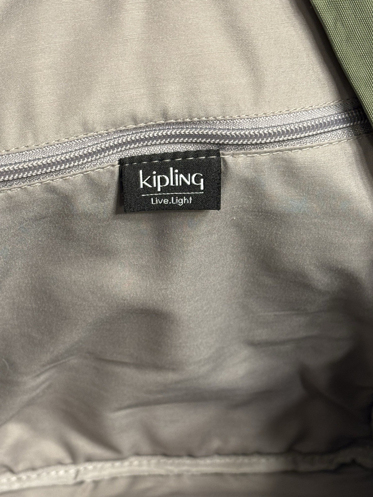Kipling Foldable Backpack Olive Green - image 7
