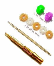 Sujok Acupressure Set 2pcs Jimmy 5pcs Thumb Ring Massagers Reflexology