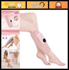 Cordless Air Compression Leg Massager with Heat - Pain Relief  Circulation Boos