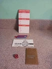 Vintage 1963 CLUE Detective Board Game Parker Brothers Replacement Parts Pieces