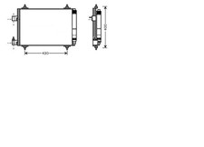 Fits CITROEN C5 Condenser 2004-