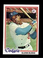 1978 Topps #562 Glenn Burke NM (RC) Dodgers *X118793