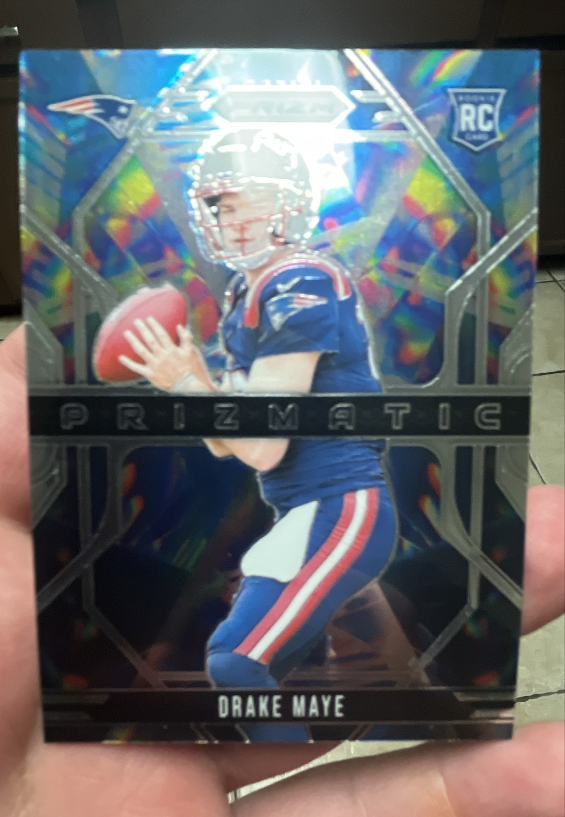 2024 Panini Prizm - Prizmatic Drake Maye #2 Silver Prizm (RC)