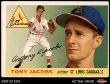1955 Topps #183 Tony Jacobs Cardinals RC 3 - VG