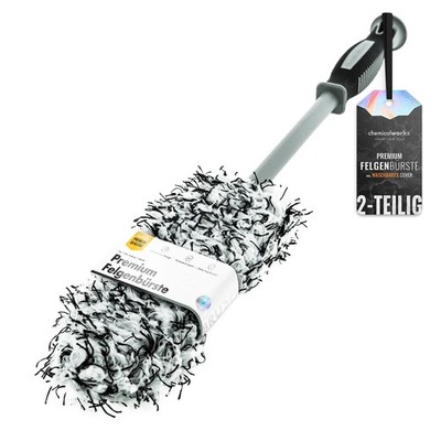 chemicalworkz Felgenbürste Flat Wheel Brush Extra Flach Auto Premium Mikrofaser