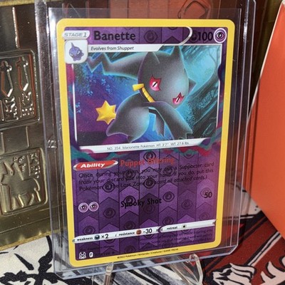 Pokemon TCG Banette 073/196 Swsh11 Lost Origin Reverse Holo Rare 100 HP ENG