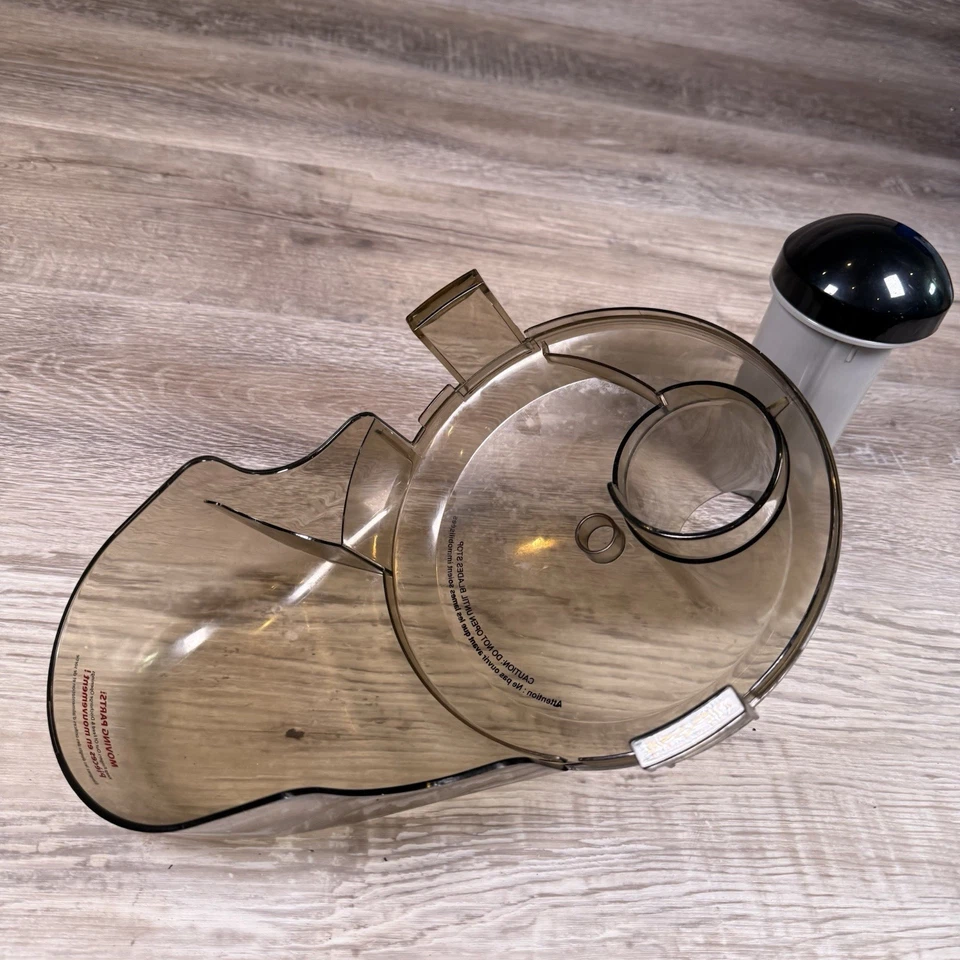 Bullet Express BE-110 Replacement Part Slicer Shredder COVER LID + Pusher - Image 4 of 4