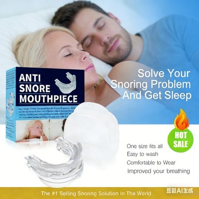 Bruxism Sleep Apnea Mouth Guard - Gentle Anti-Snoring Teeth Protection