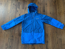 Columbia Kid Boy Blue Interchange Omni-Tech WP Shell Only Jacket US L Youth