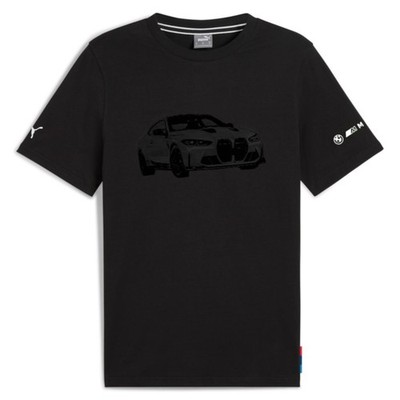 Puma Herrenkleidung T-shirt 63063301 BMW MMS ESS GRAPHIC TEE Schwarz 