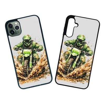 Motocross Dirt Bike Handyhülle für iPhone Samsung Google Silikon Seite DIR1