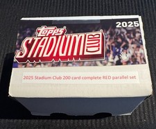 2025 Topps Stadium Club MLB 200 RED foil cards HOBBY ONLY Complete Insert set