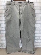 Carhartt Pants Carpenter Pants Mens 40 x 30 Relaxed Fit Cotton Biege B11 DES USA