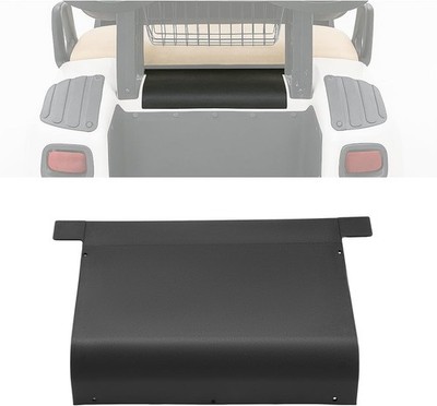 Panel trasero compatible con EZGO 1994-2013, cubierta negra PP