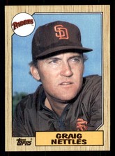 1987 Topps #205 Graig Nettles San Diego Padres