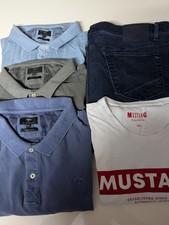 5 Teile Bekleidungspaket Herren XXXL  42/30 Jeans Poloshirt T-Shirt Brax Mustang