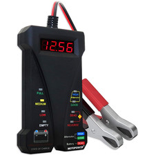 12V Digital Battery Tester Voltmeter LCD Alternator Charging Analyzer 8 LED 20V
