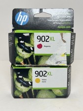 HP 902XL Yellow  Magenta High Yield Ink Cartridge HP T6M10AN Sealed 06/25 07/25