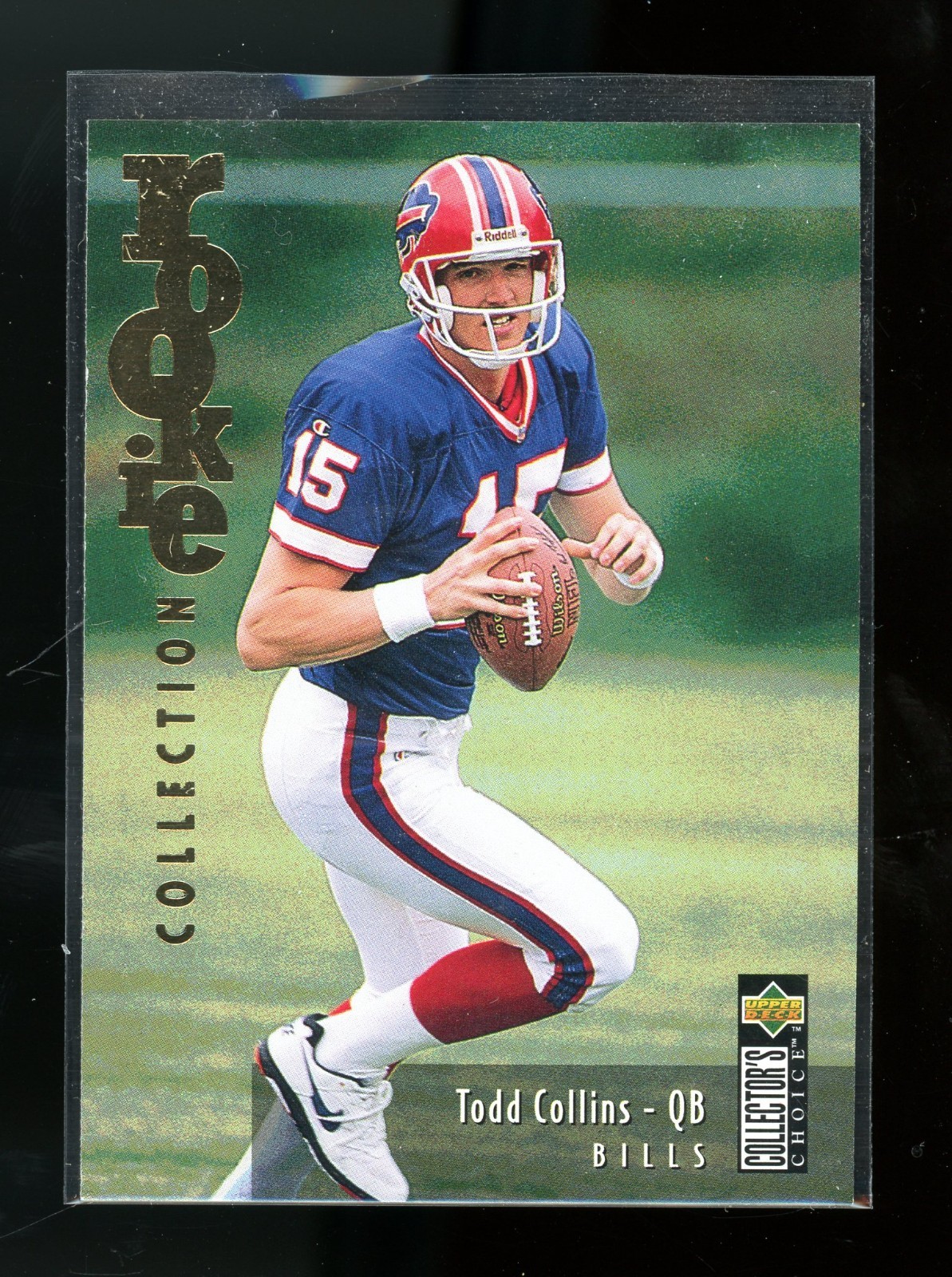 1995 Upper Deck Collector's Choice Update Gold Todd Collins #U3 Bills Buffalo RC