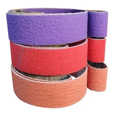 2X72 Coarse Sanding Belt Kit for Knife Makers - 3 Pack of 36 Grit Premium Qua...