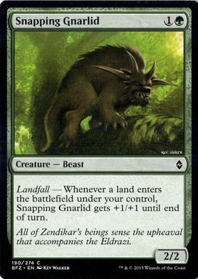 Snapping Gnarlid Battle for Zendikar 190