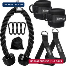Tricep Rope Cable Machine Attachment, LAT Pulldown Attachment Tricep Pull Down R