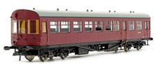 Bachmann 39-579 BR Auto Trailer Unlined Maroon Coach No.W236W