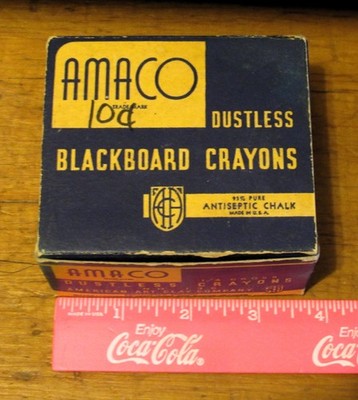White Star Chalk American Art Clay Company Indianapolis In AMACO Vintage Box