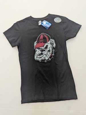 Georgia Bulldogs Mascot Graphic Cotton T-shirt  Jr. Medium NWT