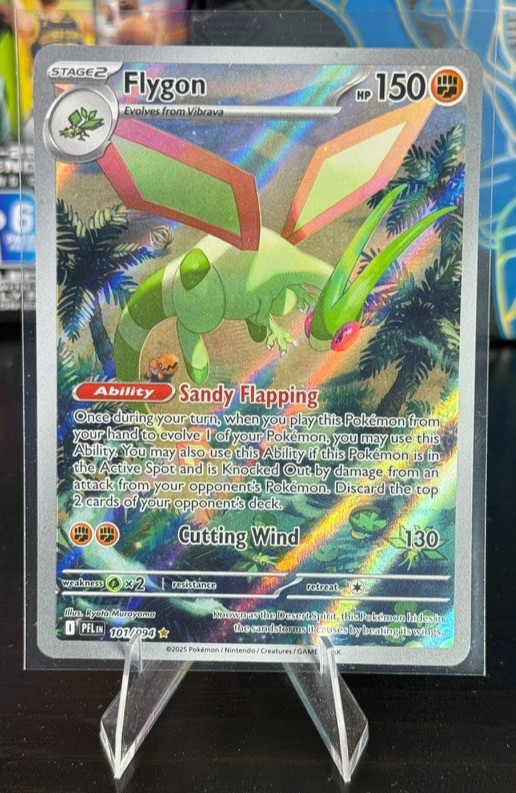 Flygon 101/094 Me02: Phantasmal Flames Holo Illustration Rare - NM
