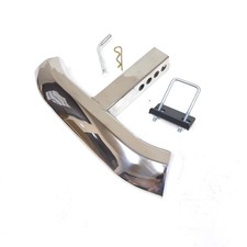 18 Width 2 Receiver Tow Hitch Step Chrome Heavy Duty Bumper Guard Universal 18 Width 2 Receiver Tow Hitch Step Chrome Heavy Duty Bumper Guard Universal