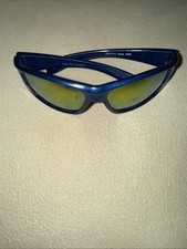 Faux Foster Grant Boys  Sunglasses New Without Package Wrap Around Navy/Red