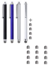 Stylus, 4 Pcs 5.0 Inch Mesh Fiber Tip Stylus Pens for Touch Screen 12 Pcs...