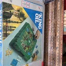 King Oil Board Game Complete Milton Bradley 1974 Made In USA 4410