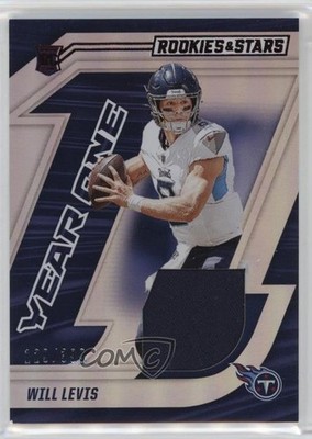 2023 Panini Rookies & Stars Year One Longevity 129/399 Will Levis #YO-WL RC 0a6