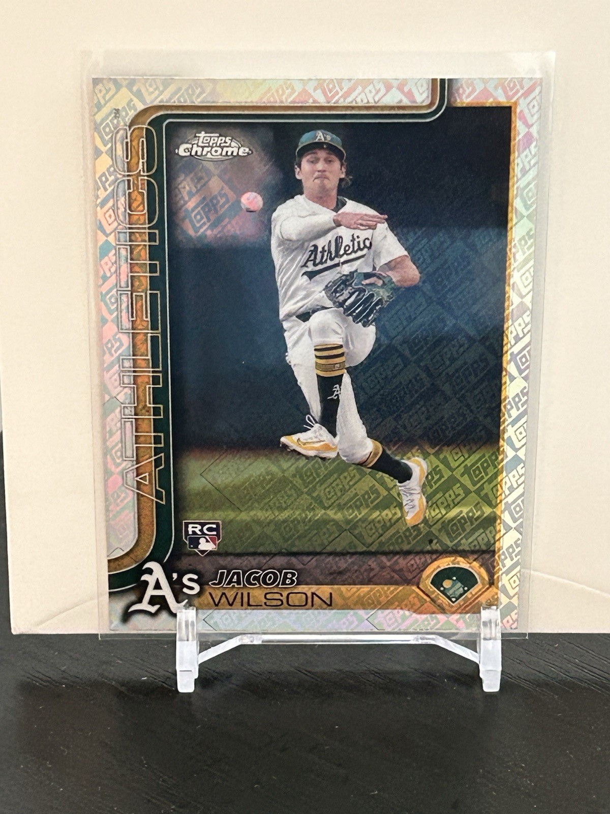 2025 Topps Chrome Jacob Wilson RC Logofractor Fanatics Exclusive #96