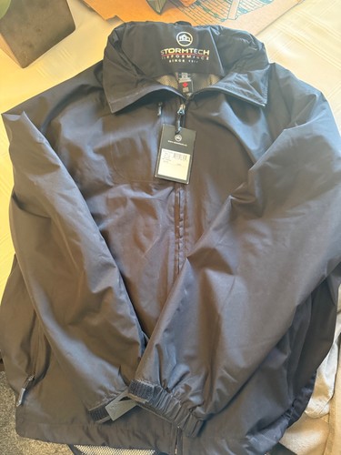 Stormtech Mens XL Black Softshell Full Zip Jacket NWT