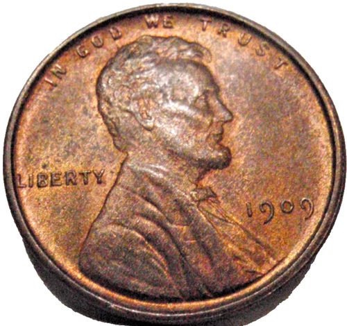 1909 VDB Lincoln Cent ** GEM BU RED RD RB / UNC