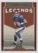 2022 Panini Legacy Legends Red 39/299 Eli Manning #114 0qe6