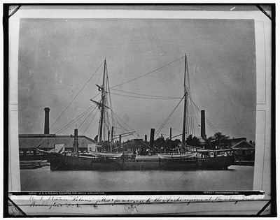 Photo:USS,U.S.S. Steamer Polaris,equipped for arctic exploration