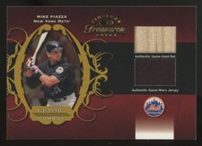 2003 Timeless Treasures Mike Piazza Classic Combo Dual Patch /100 #CC-25