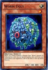 YuGiOh Worm Ugly HA03-EN024 Super Rare Englisch Light Played 1st