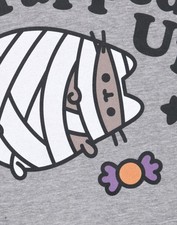 Image of Pusheen Short Sleeved T-Shirt | Womens Grey Marl | Official Merch