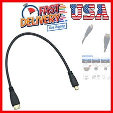 Micro HDMI Type D Male to Mini HDMI Type C Male Connector Adapter Cable Cord ...